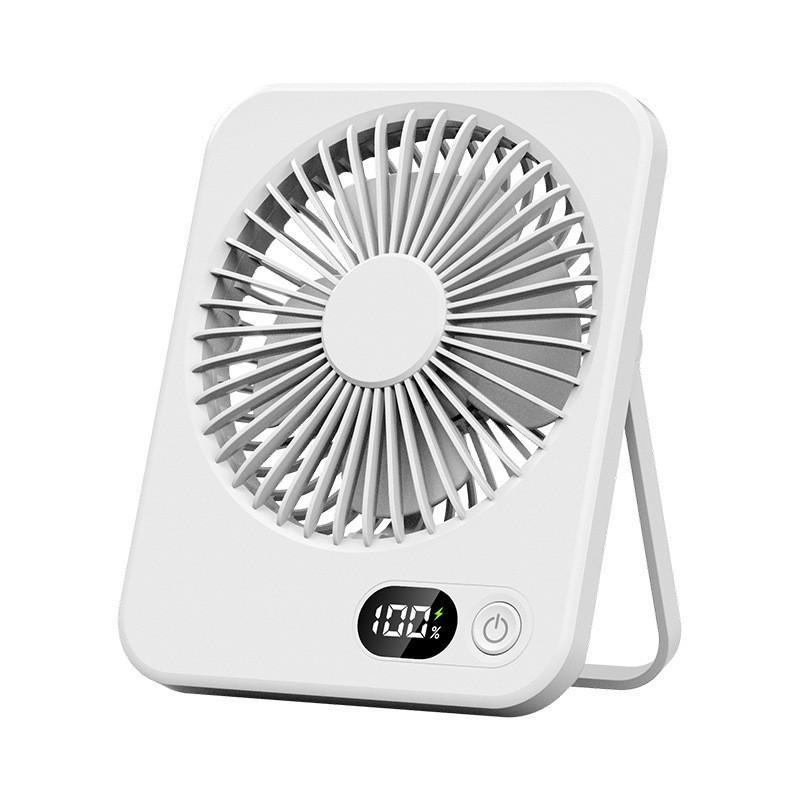 Portable USB Rechargeable Desk Fan - Quiet, Compact, Adjustable, Wall-Mountable, Flexible, USB Port, Dual Power Modes, Long Runtime, Sleep Aid for Dorm Use, Ideal for Bedroom Nightstands, Office Counters, Portable Usb Rechargeable Desk Fans