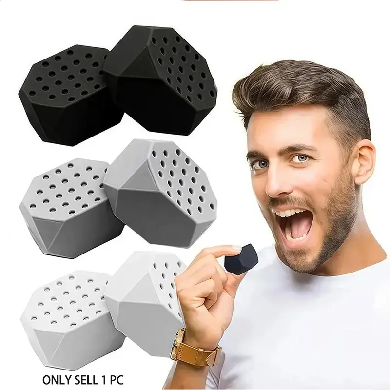 1 PCS Jaw Exerciser for Men & Women  Facial Muscle Trainer and Toner  Compact Strengthener and Shaper Tool for Face & Cheek Facial Shaping Tool
