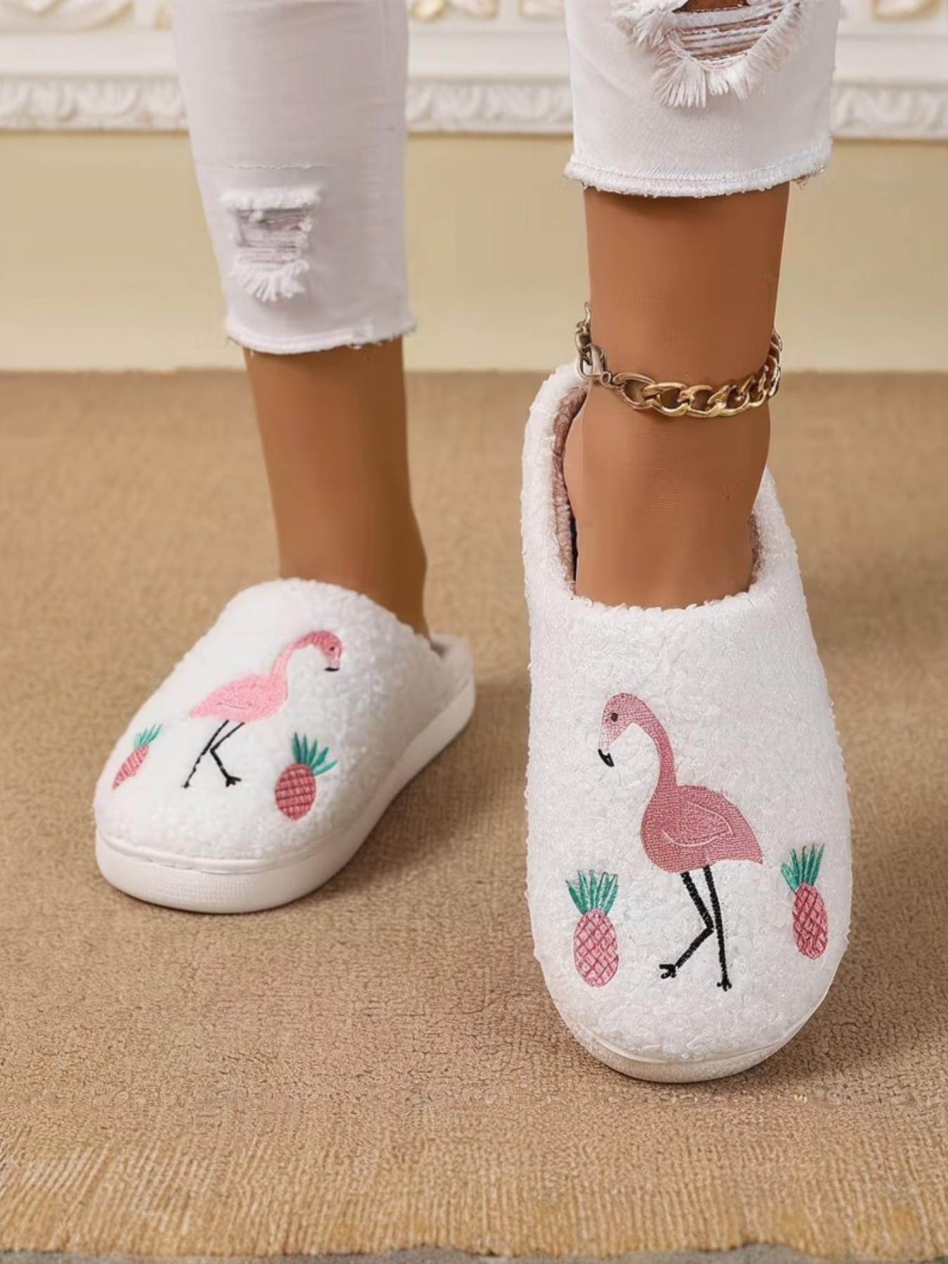Women's Teddy Bear Dog Slippers, Fall & Winter Warm Cotton Slippers, Non-Slip Rubber Sole, Casual Indoor Footwear, Fashionable Design