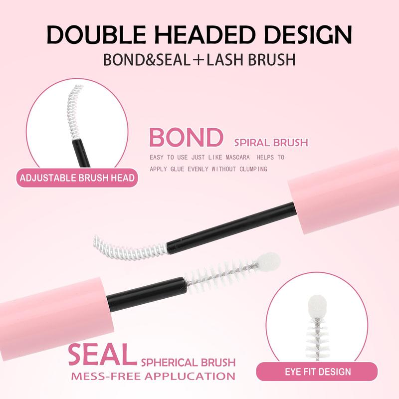 Lash Clusters Kit 8-16mm Natural Eyelash Extensions Kit DIY Individual Lashes 154 Pcs C-Curly Eyelash Cluster Kit with Lash Bond and Seal Tweezers Remover Eyelash Brush DIY at Home Easily Eyelash Glue Extension