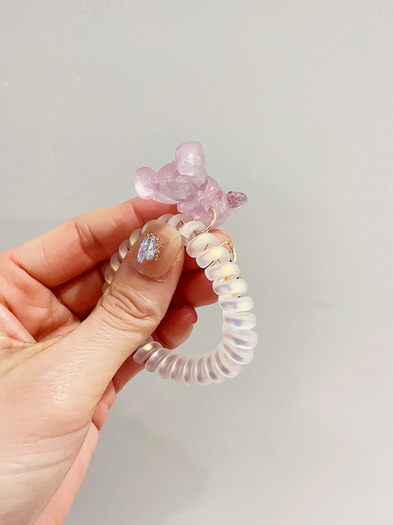 1 Piece Cute Hair Elastic Band for Women, High Stretch Durable Hair Tie, Simple New Design, Versatile Head Accessory, All Seasons