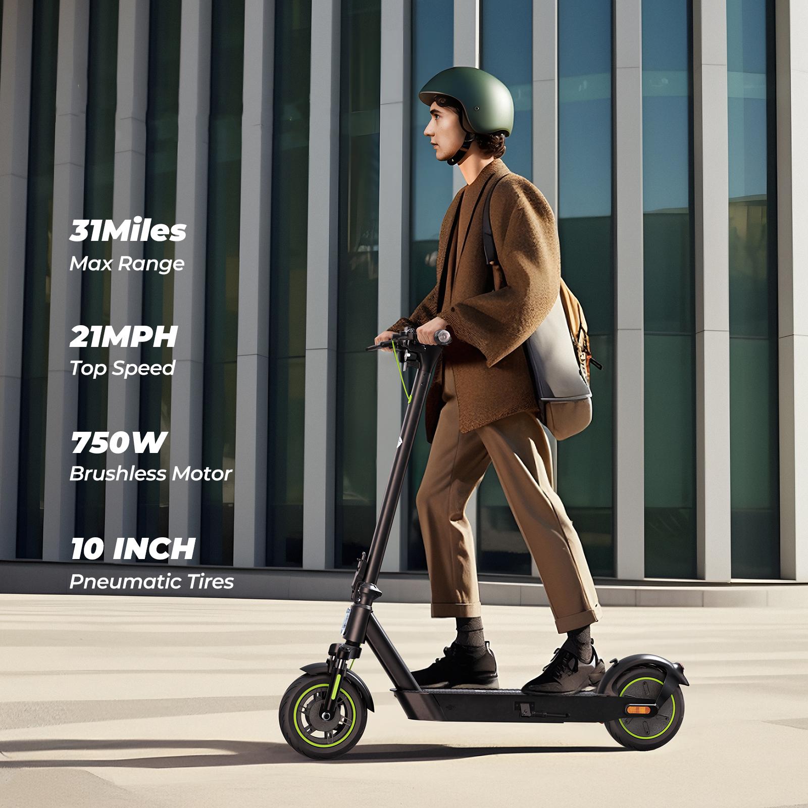 【Christmas Sales】 Long Range Electric Scooter for Adults, 1000W/750W/350W Motor, 28/21/18 MPH Max Speed, 37/35/25 Miles Long Range,  Foldable High-Speed Electric Scooter with APP,  with Dual Suspensions, Dual Braking SpringStatements