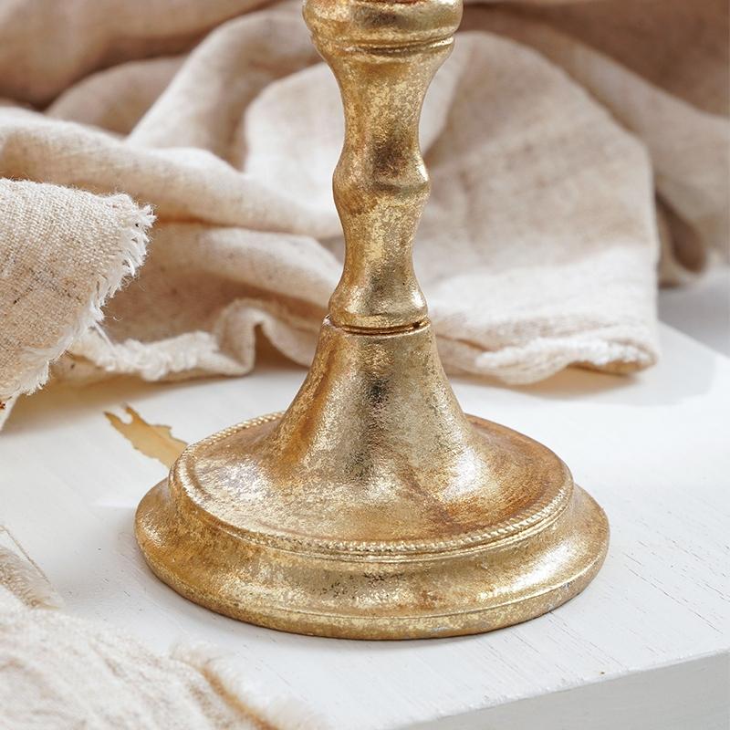 Creative Bamboo Candle Holder, Vintage Candle Stand, Resin Material, Home Desktop Decoration, Suitable for Home, Hotel, Wedding Table Decor