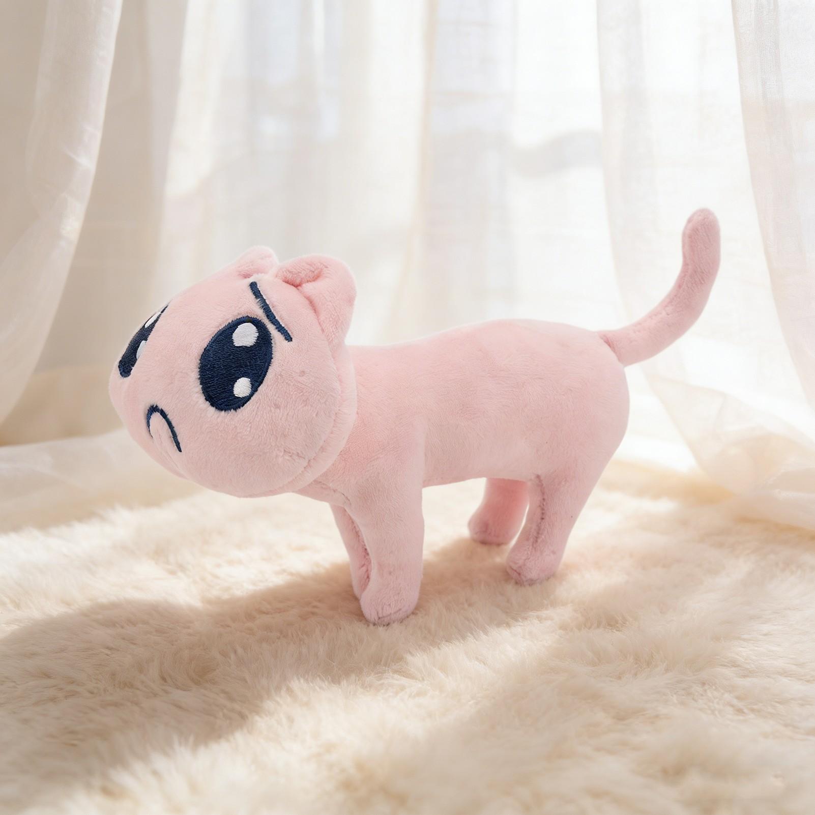 Needy Girl Overdose Cat Nidigga Pien Plush Toy, Exact P-Chan Stuffed Animal from Game, Soft Plushie for Game Fans & Otaku, Cozy Desk Decor & Sleep Companion, Must-Have Cute Collectible Gift for Gaming Enthusiasts