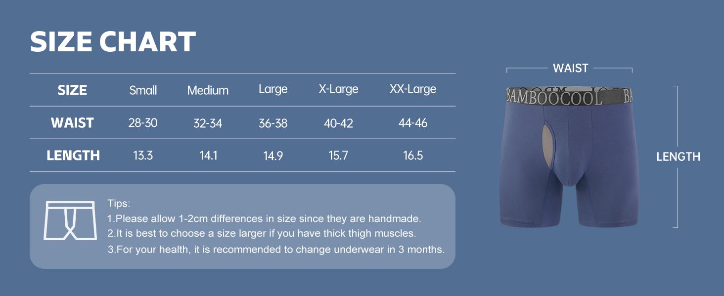 BAMBOO COOL Men's Breathable Underwear Moisture-Wicking Mesh Boxer Briefs Performance christmas gifts for men 4 &7 Pack Smooth Stretch