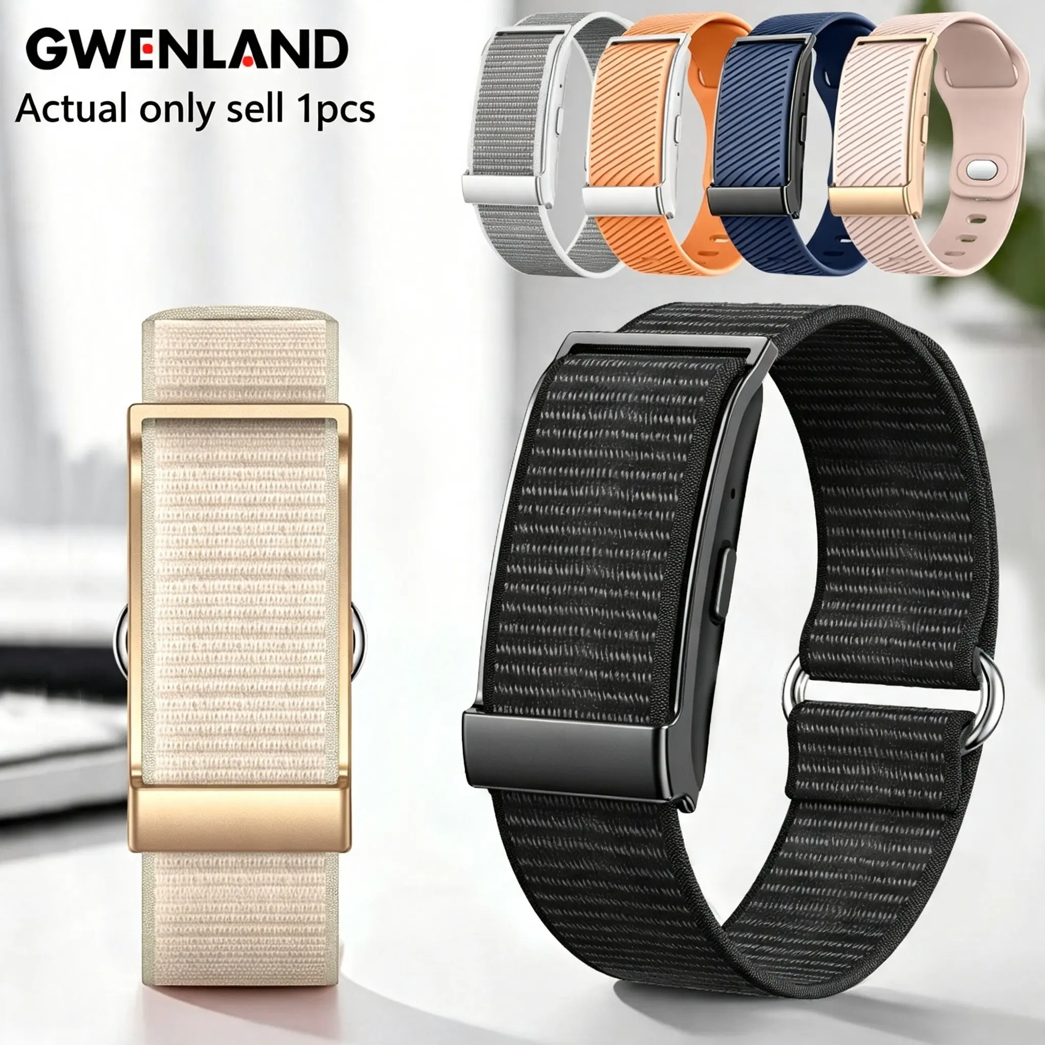 2026 New Fashion Smart Screenless Bracelet, Fitness Tracker, Multiple Sports Modes, Step Counting, Water Reminder, iOS & Android Compatible, Back-To-School Gift