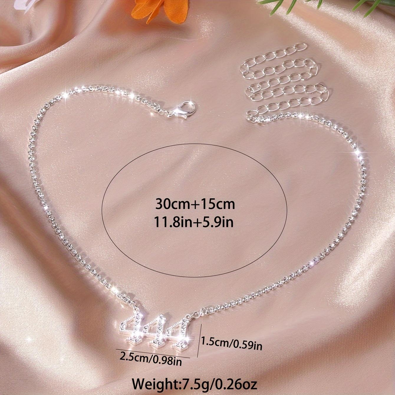 444 Angel Number Necklace