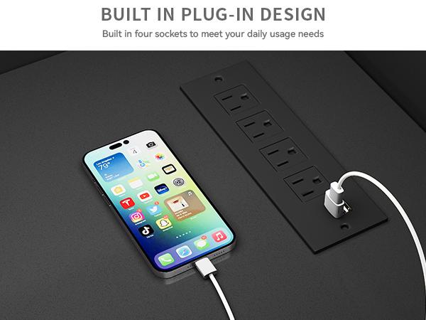 DWVO Farmhouse TV Stand for TVs Up to 65 Inch, Modern Entertainment Centre with Power Outlet, TV Shelf with Storage Cabinet, Television Stands for Living Room, Media Console, 59"