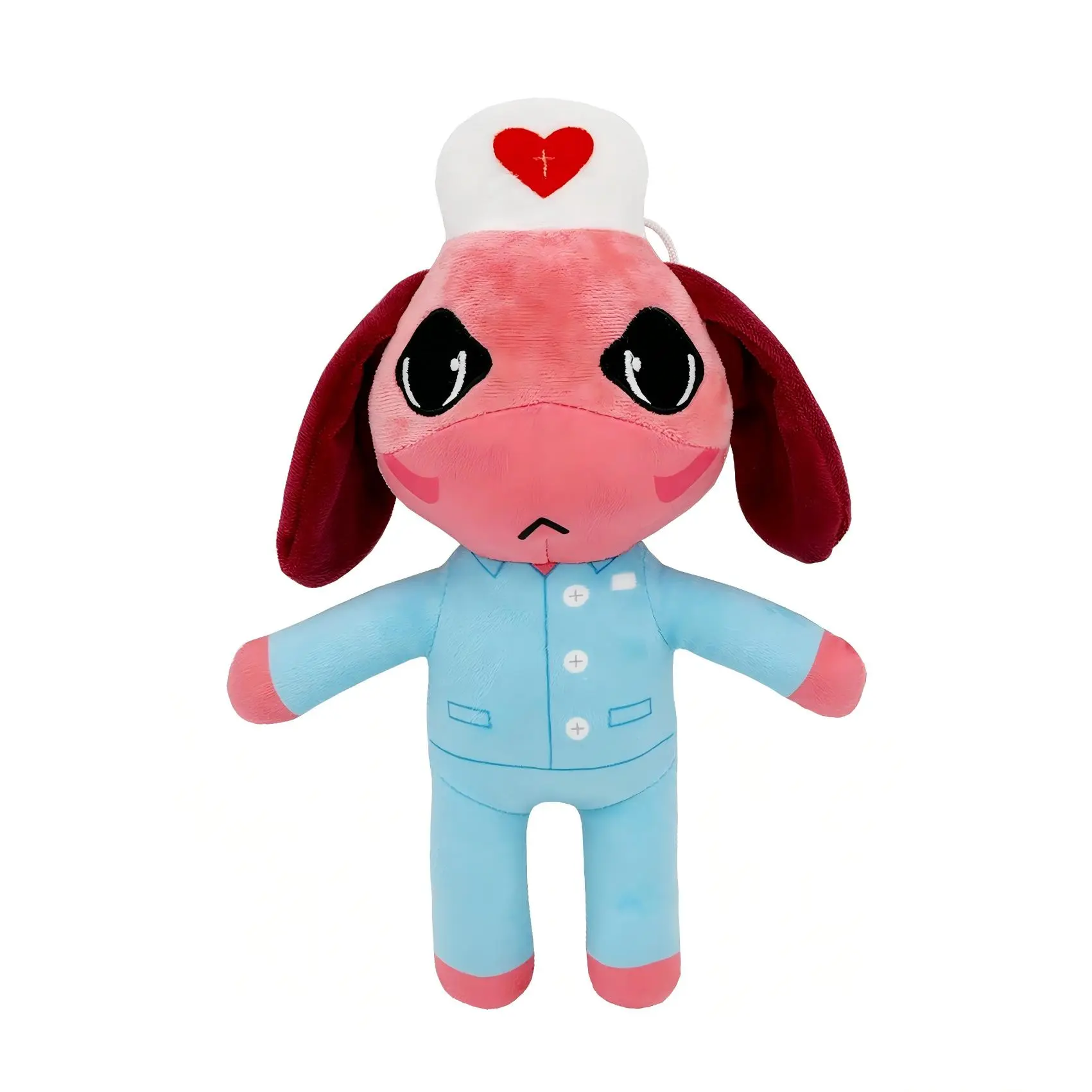 Red and blue dog