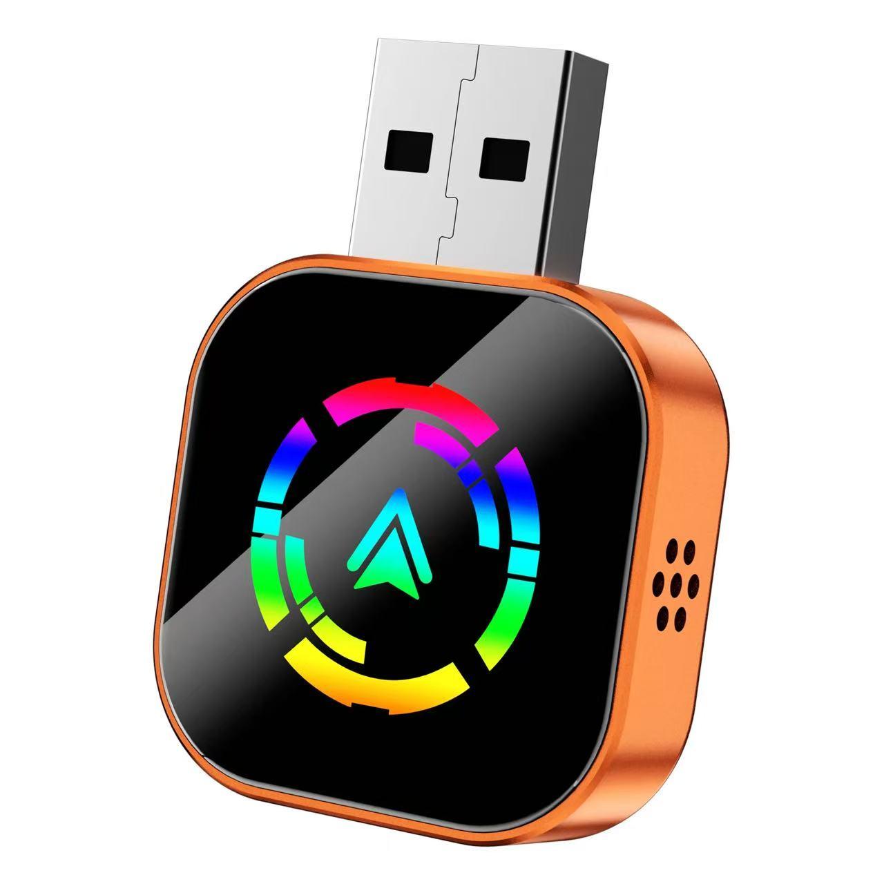 Wireless Carplay Adapter, 3-In-1 USB A/c Android Car System, Bluetooth-compatible Video Box, Screen Mirroring for iOS, Car Play Accessory for iPhone