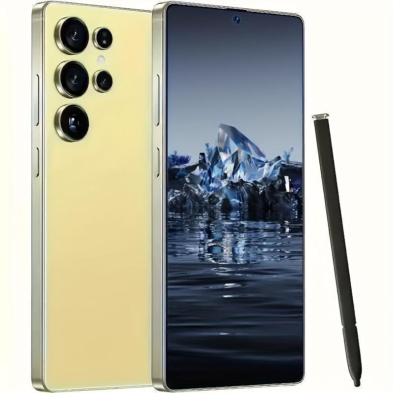 2025 New S25 Ultra Smartphone 5G Phone, Android 14, 6800mAh/12GB+512GB/6.8 Inch Monitor/108MP+48MP Camera/Dual SIM/Built-in Pen/GPS, Fast Charging, Fingerprint Unlock, Facial Recognition, Full Set Of Accessories, Ideal Gift
