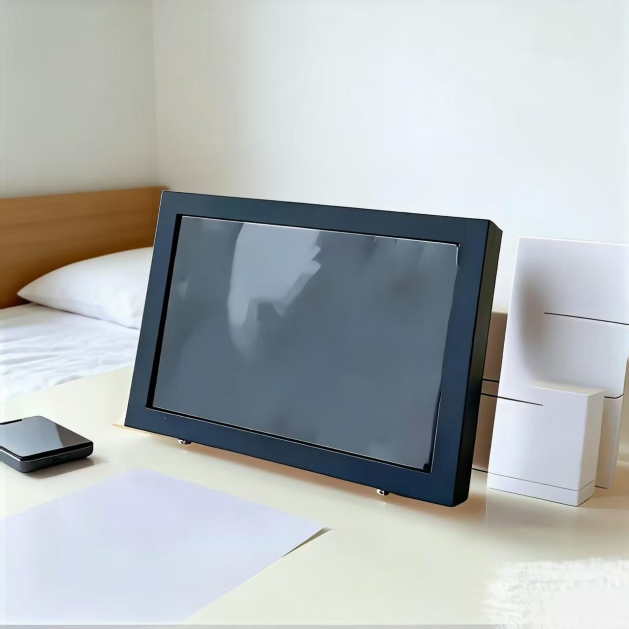 2026 New Display Stand Frame Pin Cushion Dust-Proof Large Capacity Desktop Organizer Box, Modern Design for Home Office Use