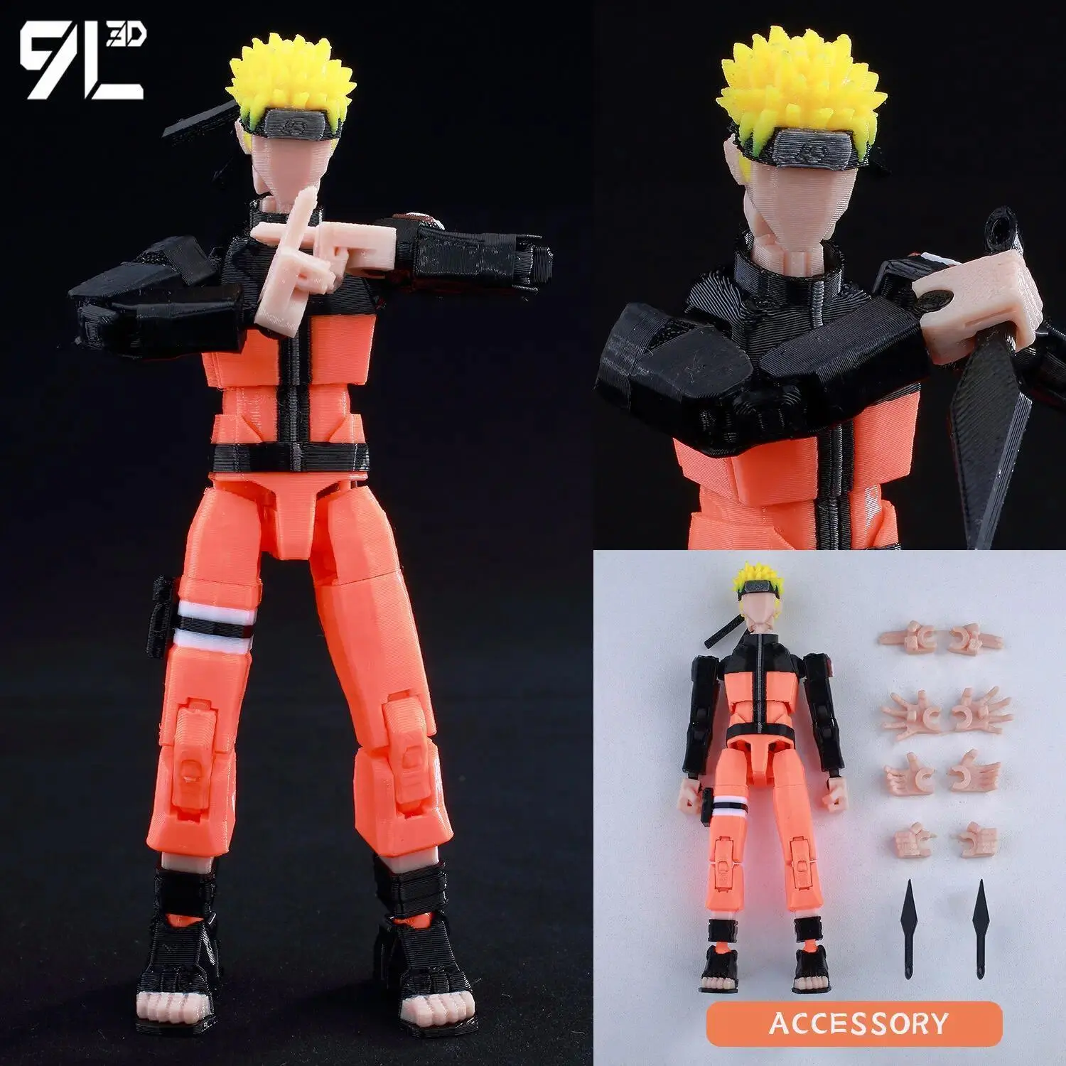 9L3D Anime Mahoraga Action Figure Lucky13 Dummy13 Movable Multi-Jointed Jujutsu Kaisen Collectible Gift for Fans