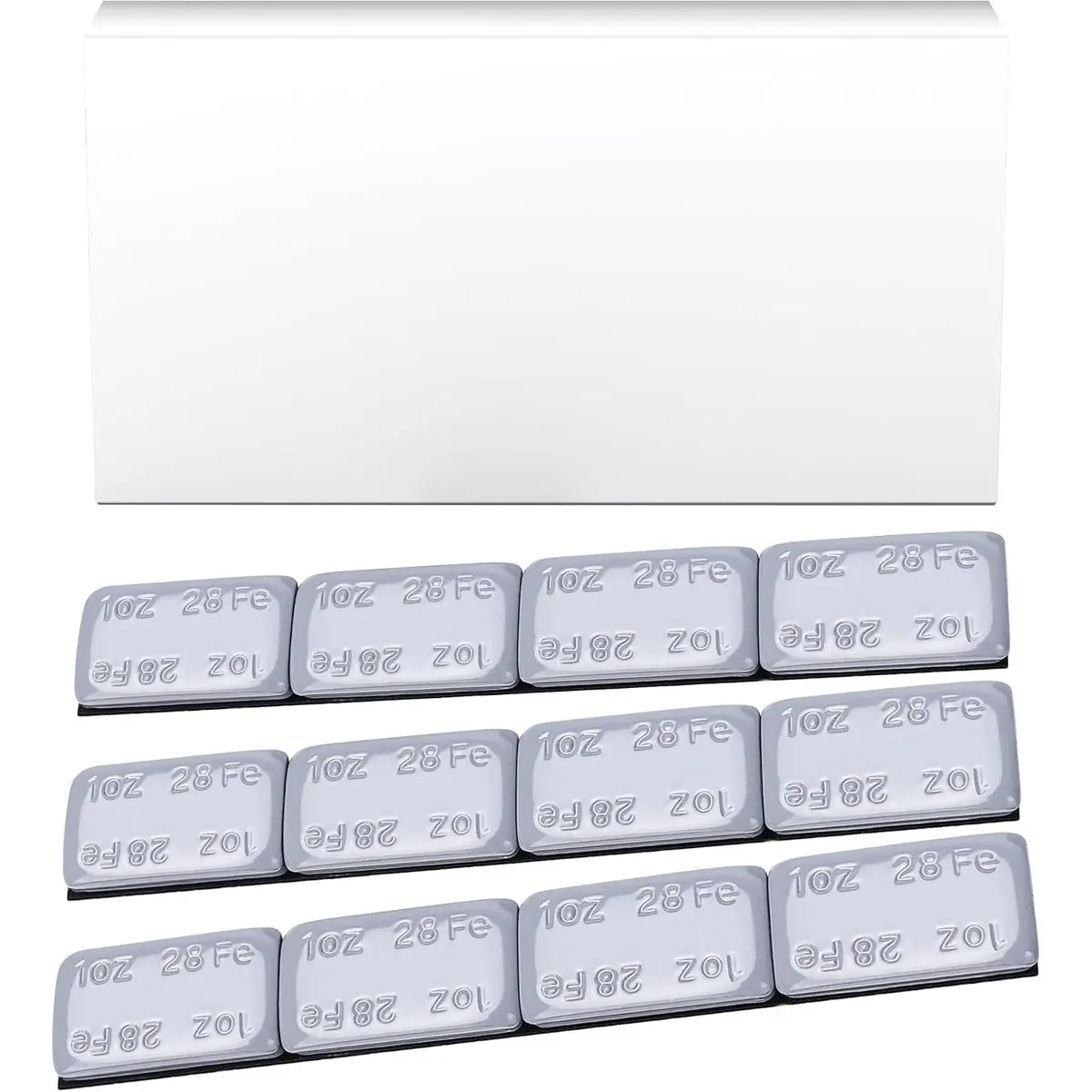 Wheel Weights Gray 1oz, 72 oz per Box, Stick on Wheel Weights for Cars, Trucks, SUVs, Motorcycles, Auto Balancing, Vehicle Maintenance, for Household Use