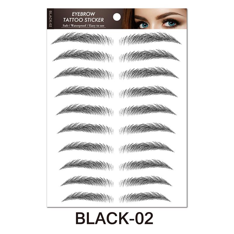 Eyebrow Tattoo Sticker, Quick Application, Natural Look, Multi-Pack, Easy Brow Lift, Create Realistic Makeup, Waterproof Temporary Tattoos, Ephemeral Tattoos