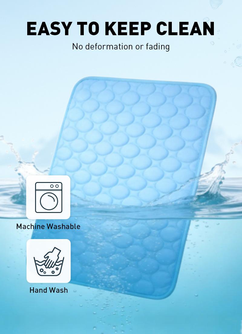 Cat Cooling Mat Cat Blanket, Waterproof Cat Bed, Cat Igloo Bed, Crate Mat, Car Dog Bed, Indestructible Dog Bed, Washable Pet Sleeping Pad For Small, Medium, Large Dogs & Cats (Indoor/Outdoor), Soft & Cool, Cat Dog Bed XL. Breathable & Anti-Slip Bottom,Dur