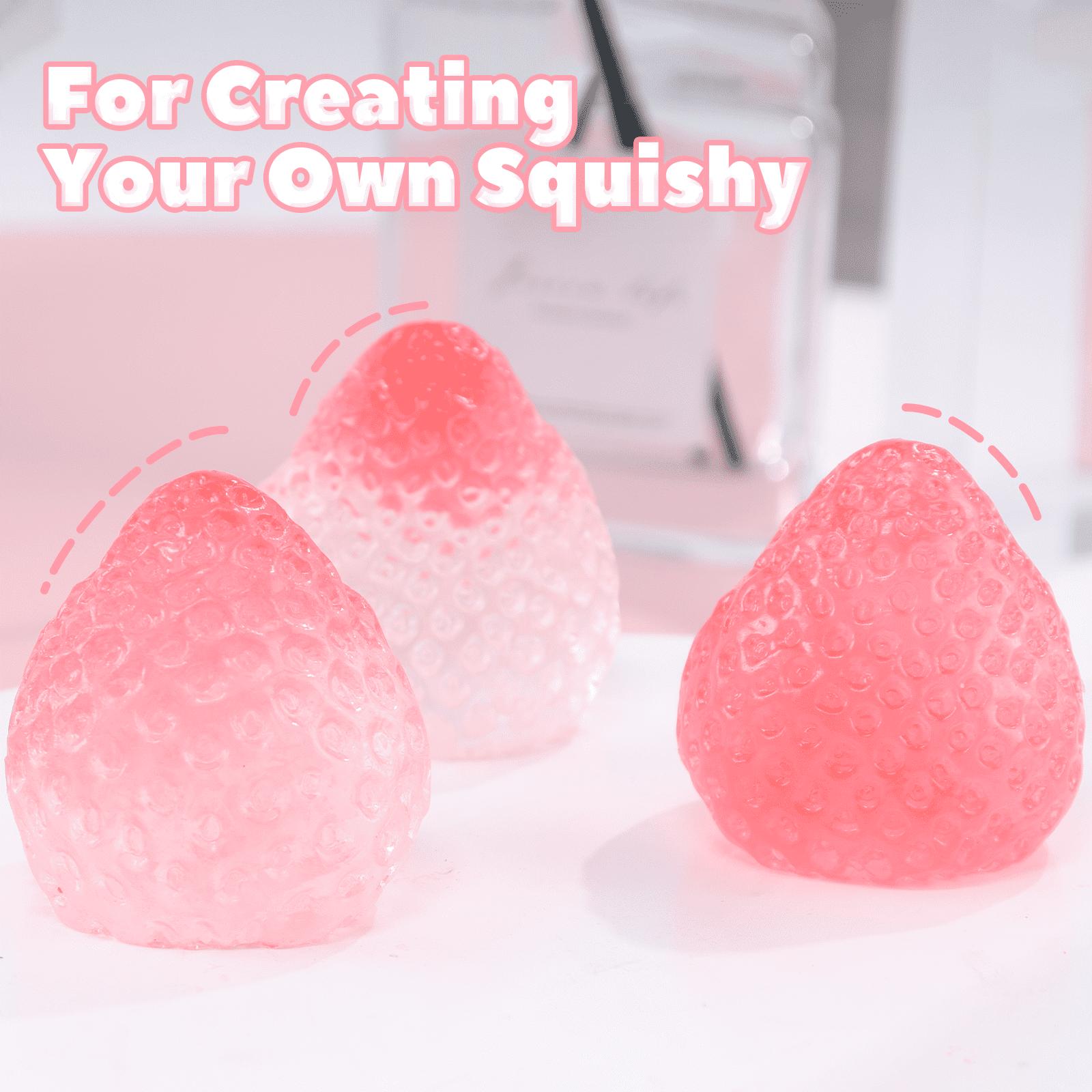 Transparent Gel for Taba Squishy, 28oz Super Soft Flex Rubber for Squishy Maker, DIY Decompression Gift for Cat Paw, Hamster, Artificial Strawberry and Chick Squishy - LET'S RESIN