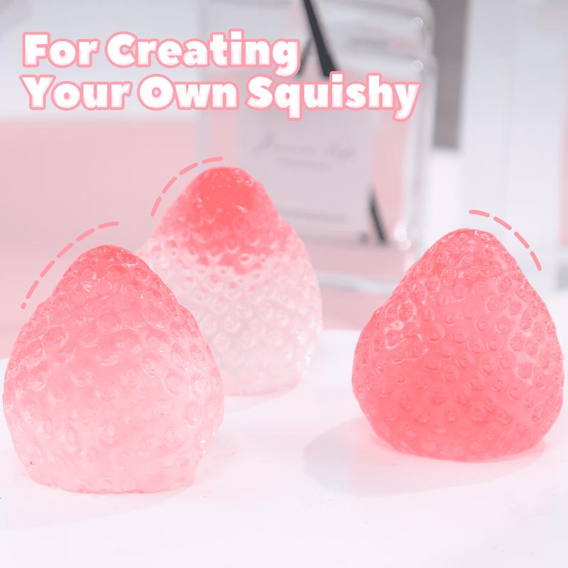 Transparent Gel for Taba Squishy, 28oz Super Soft Flex Rubber for Squishy Maker, DIY Decompression Gift for Cat Paw, Hamster, Artificial Strawberry and Chick Squishy - LET'S RESIN Transparent Gel for Taba Squishy, 28oz Super Soft Flex Rubber for Squishy Maker, DIY Decompression Gift for Cat Paw, Hamster, Artificial Strawberry and Chick Squishy - LET'S RESIN