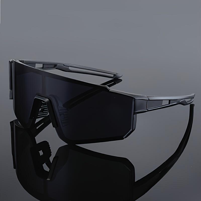 Oversized Men's Unisex Wear Sunglasses with Polarized Lens, UV400 Glass, Windproof Anti-Glare, Large Frame Eyewear for Cycling, Driving, Everyday Use