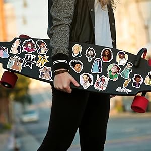 100PCS Hamilton Stickers – Waterproof vinyl musical decals for journaling, planners & water bottles🎶✨