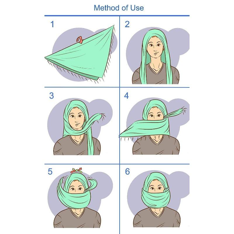 Vintage Style 100% Pure Cotton Scarf - Breathable Windproof Neckerchief, Casual Soft Fashion Neck Shawl, Unisex Woven Scarf-Style Hand-Washable Desert Accessory