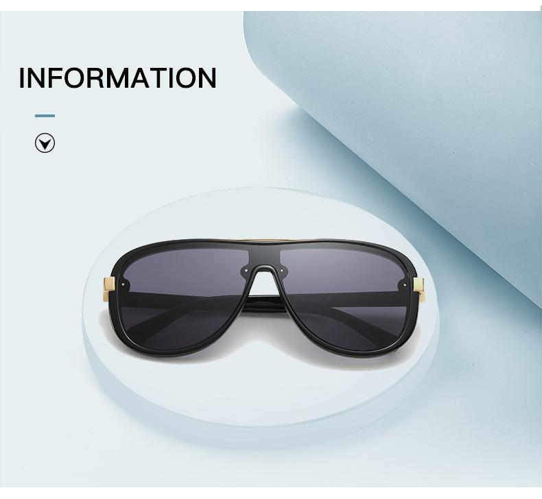ZENOTTIC Unisex Oversized Sunglasses One-piece Integrated lens UV400 Shades Fashion Outdoor Sun Glasses for Daily Use Trendy Beach Eyewear