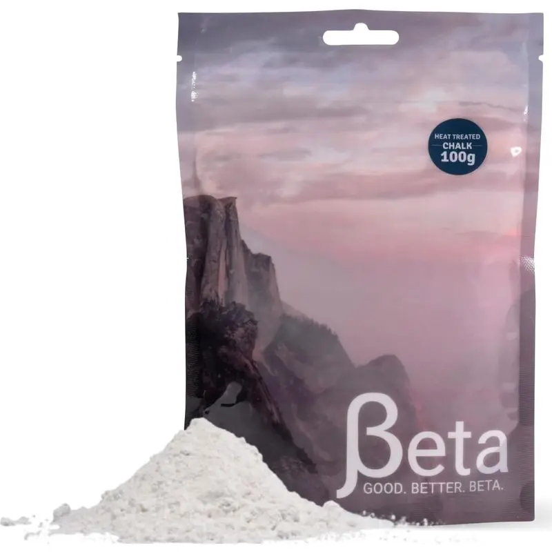 Outdoor sports Beta Rock Climbing Chalk Premium, Heat Treated Loose Powdered Rock Climbing Chalk Made with 100% Magnesium Carbonate. 100% of Profits Donated. The Strongest Grip Possible. (Chalk Powder, Hand Chalk)