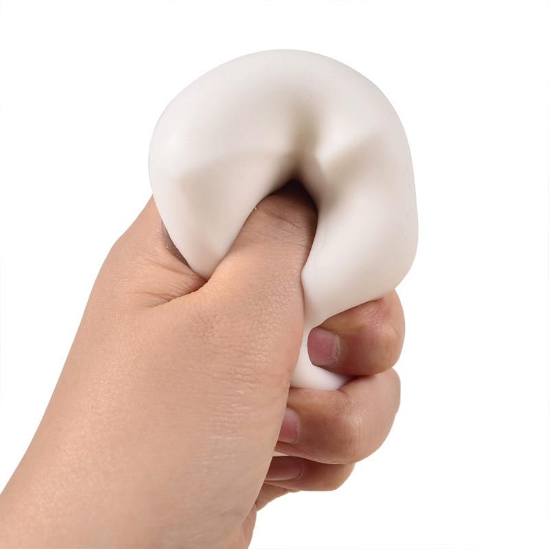 🤍 Clean Girl Desk Pet | Aesthetic Tofu Block Squishy | Minimalist Fidget Accessory