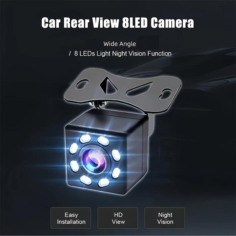 Bileeko Universal HD Rearview Mirror Backup Camera - 480p Resolution, Night Vision, Easy Installation, Battery-Free, Fit for Cars/Trucks/SUVs/Travel Trailers