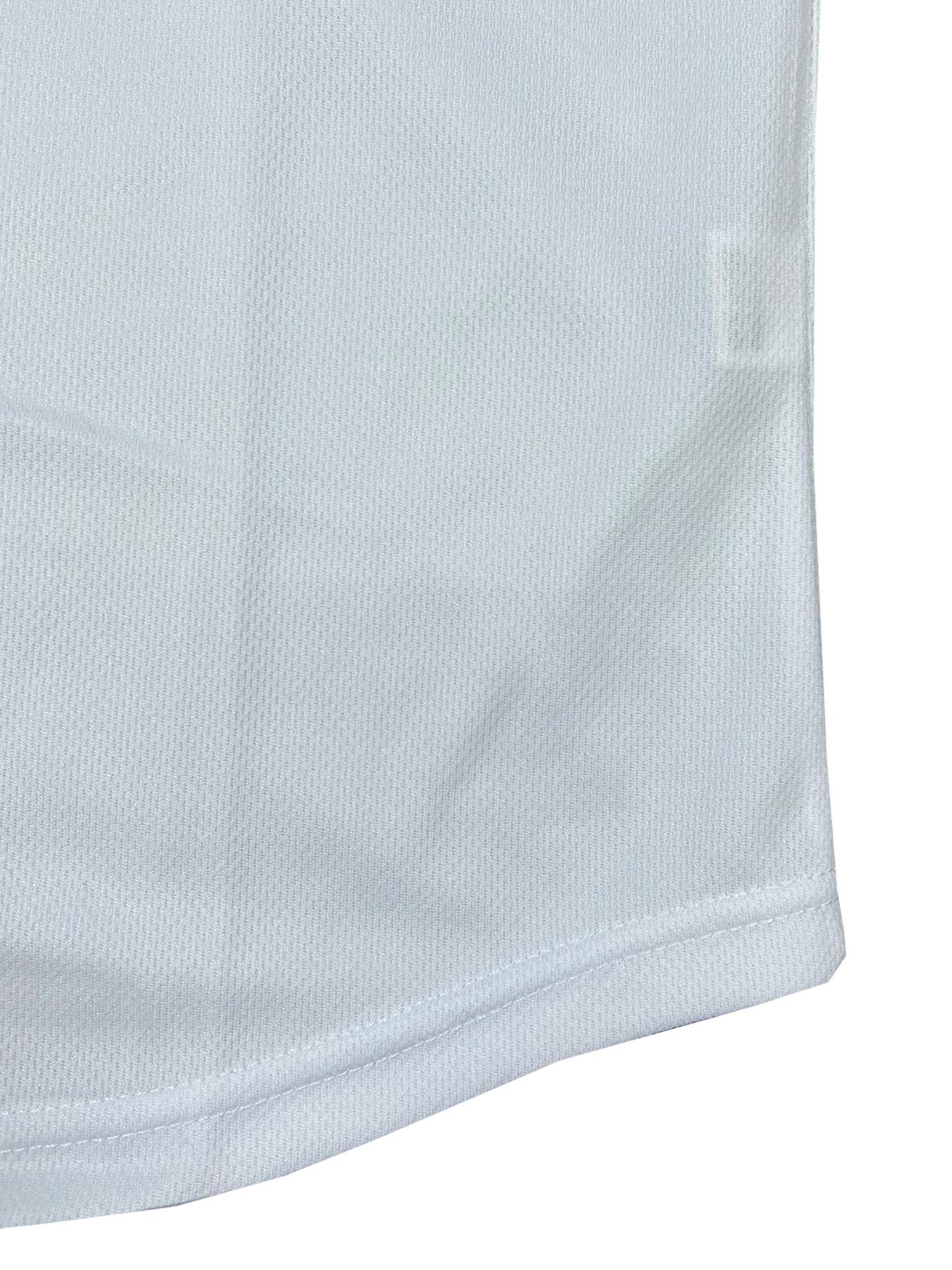 Men's Letter & Figure Patched Button Front Baseball Jersey,Casual Loose Short Sleeve V Neck Baseball Top for Fall & Winter, Men's Sportswear for Training & Competition, Baseball Shirt