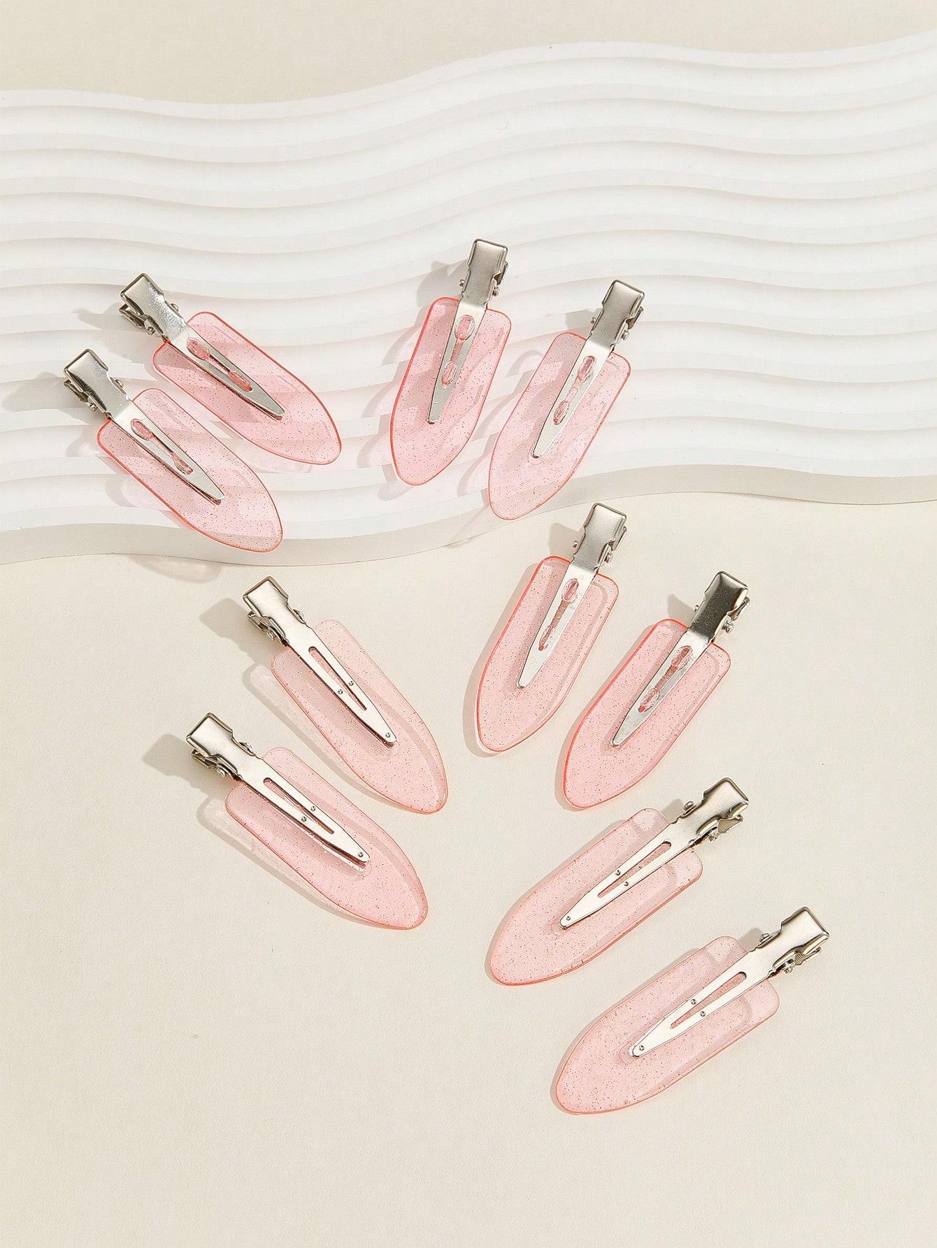 10pcs Women's Invisible Hair Clips, Transparent Clips for Daily Use, No-Trace Hair Accessories, Perfect for Everyday Styling, Durable & Secure Hold