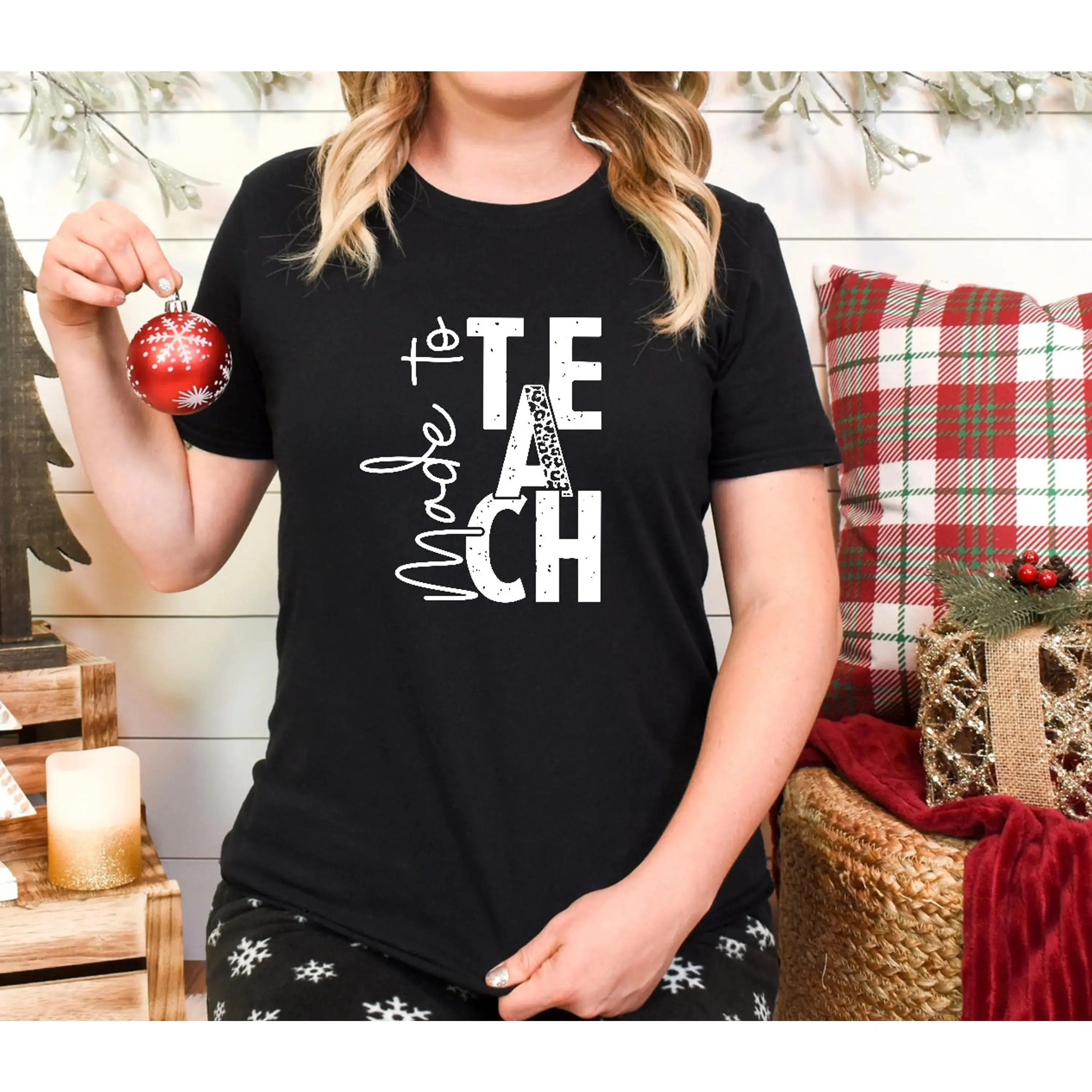 Made to Teach  Screen Print Unisex Crew Neck Short Sleeve Tee