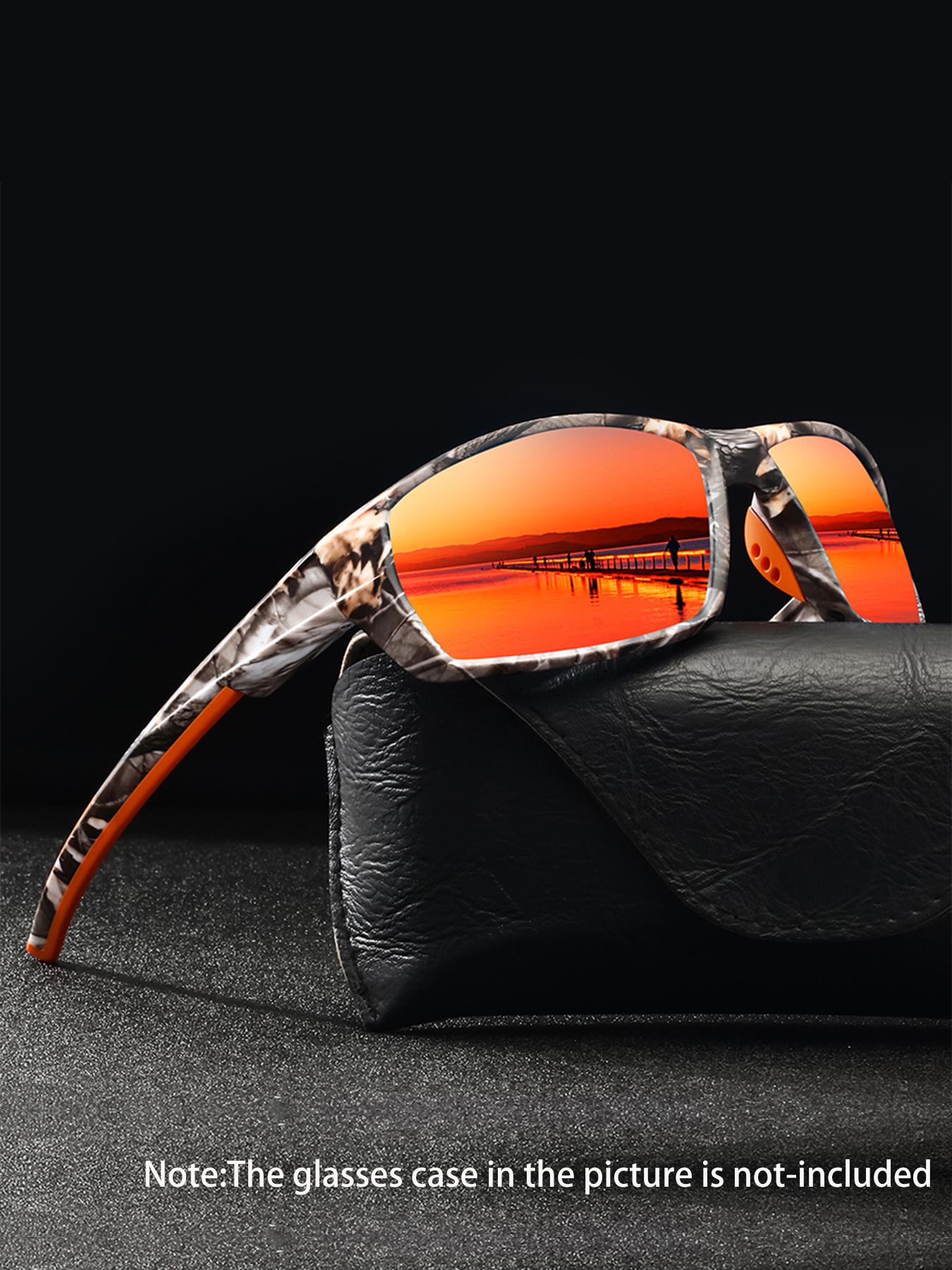 8pcs Latest camo sports cycling sunglasses for men and women, available in multiple colors.Features UV400 lenses for UV protection, ideal for outdoor activities.Includes classic camo patterns.