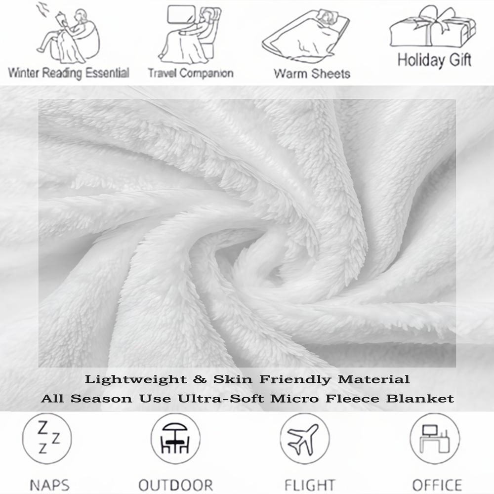 1pc Artistic Multi-Colored Block Group Silhouette Flannel Blanket, Ultra Soft Breathable Anti-Pilling Throw, Warm Cozy Fleece for Bed, Couch, Dorm, Movie Night, Outdoor, Car, Adult Men Women Gi