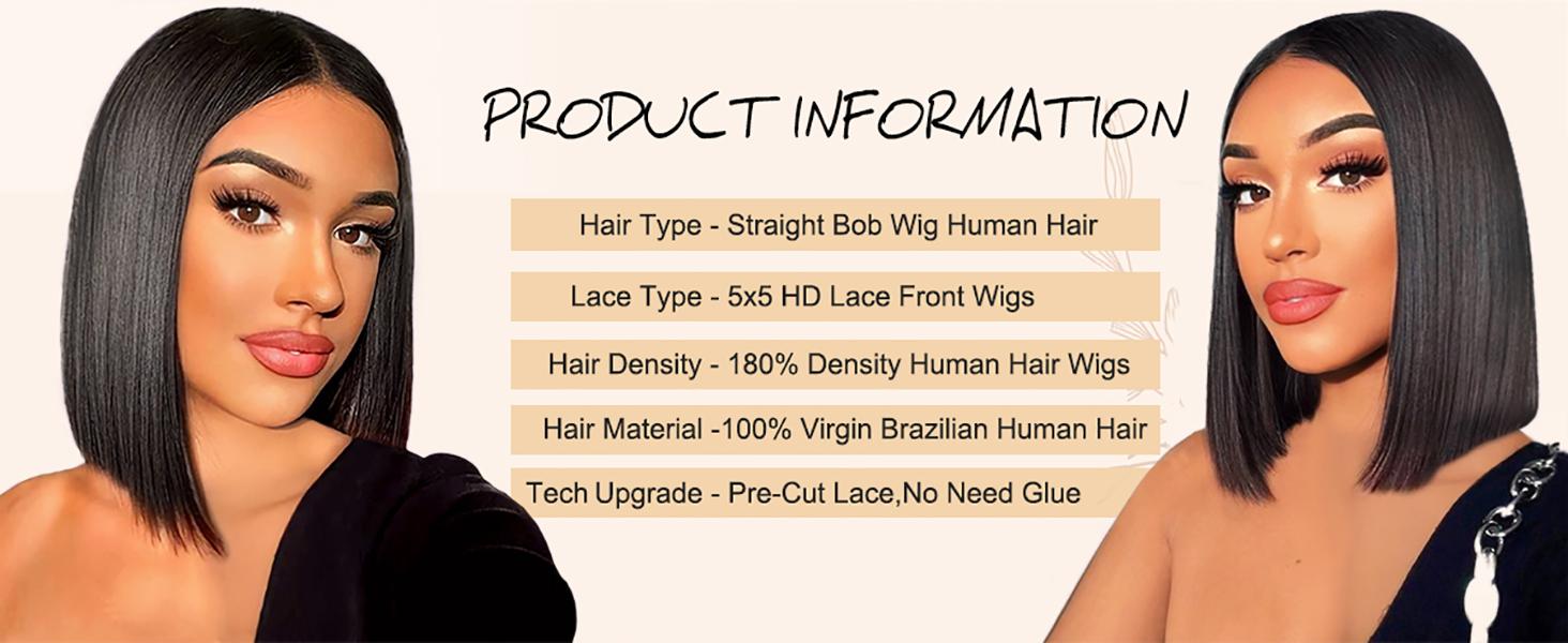Nerkre TiktokShop Ginger Water Wave Bob Wig Human Hair 13x4 HD Transparent Lace Front Human Hair Wig 180% Density Orange Color Short Bob Wig Glueless Wigs Human Hair Pre Plucked With Baby Hair for Women