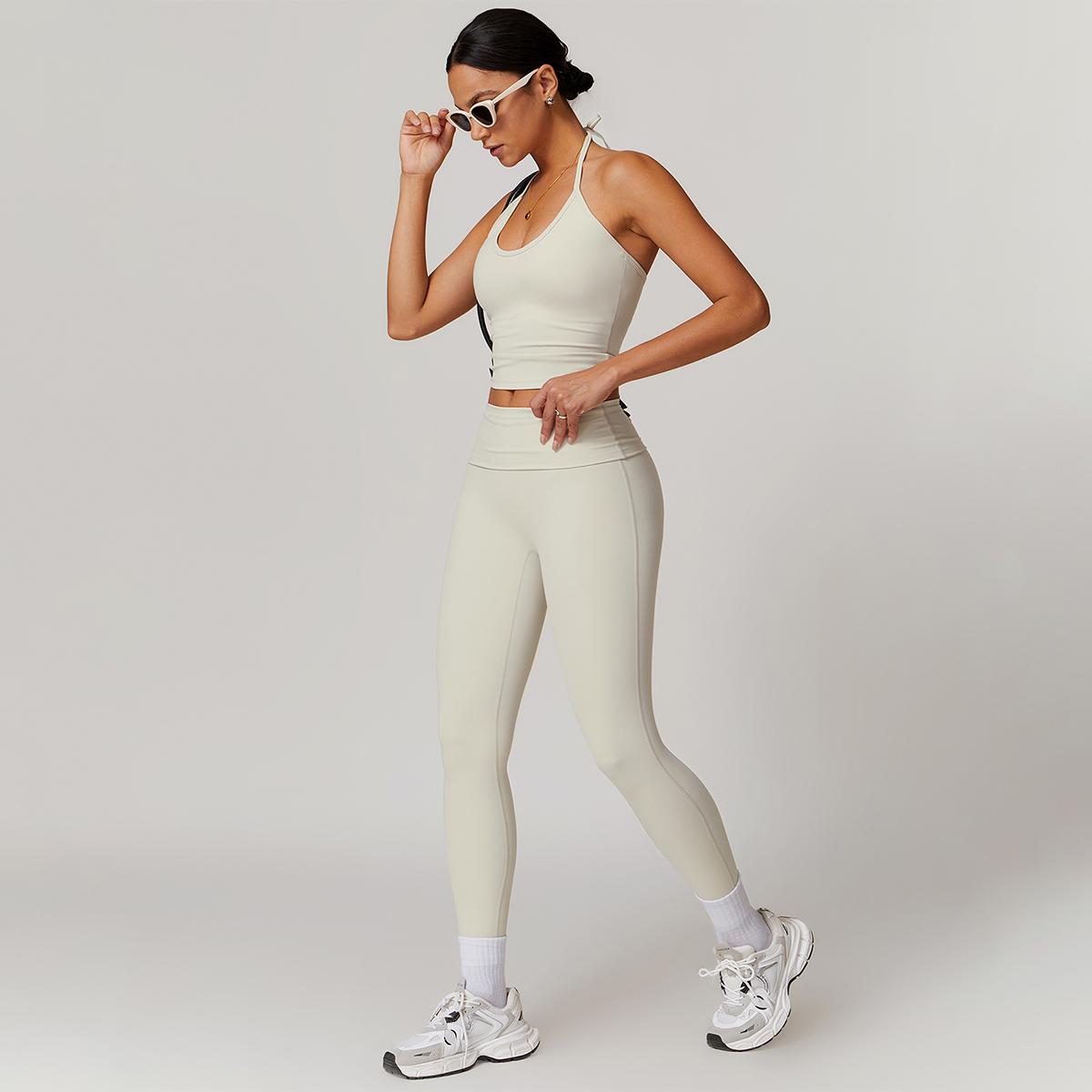 MASKERT Women's Yoga High Elasticity Tank Top Buttery Soft Home Commuting Activewear for Yoga Gym & Fitness