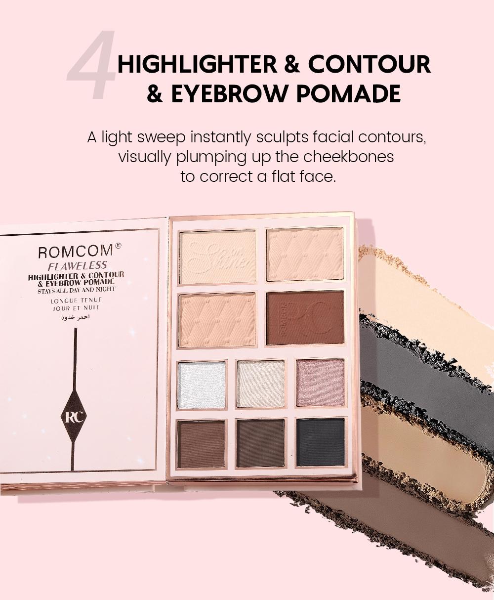 Perfect Makeup Palette Set, Makeup Bundle Box, Makeup Kit, Makeup Magic Book Including Eyeshadow, Lip Gloss, Powder Blusher & Highlighter, Complete Makeup Book, Ideal Gift for Women at Holiday Parties #GLOBAL PICKS