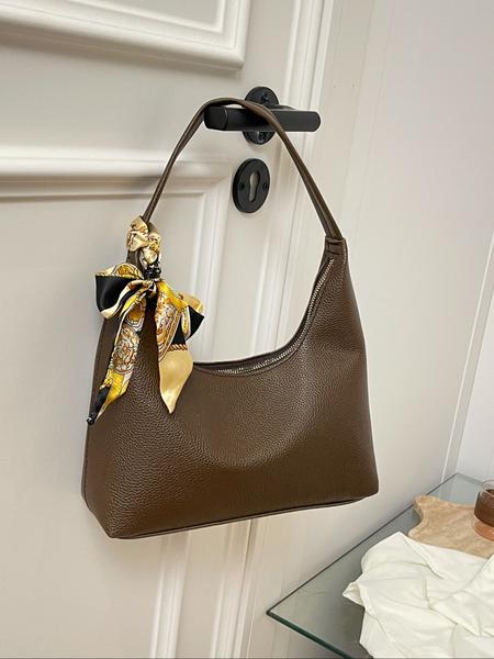 Fashion Retro Crossbody Shoulder Bag for Women, Stylish Compact Design with Scarf Detail, Perfect for Daily Use & Special Occasions, Embellished Shoulder Bag