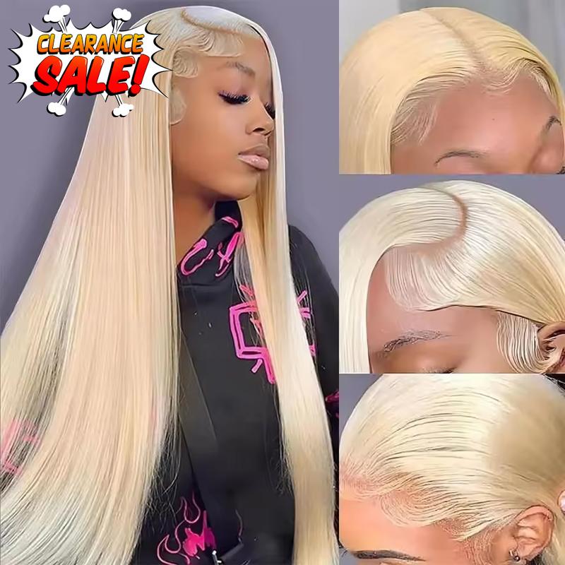 YAWAWE Hair 6x4 Glueless Wigs Honey Blonde Straight HD Lace Frontal Wigs Human Hair 180% Brazilian 613 Colored Straight Lace Closure Wigs For Women