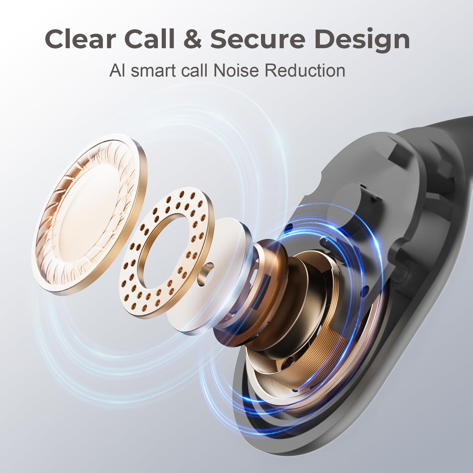 MINISO MS162 Wireless Bluetooth 5.4 HIFI Sound Quality Bluetooth Headphones Sports Gaming with Low Latency Earbuds Touch Control IPX5 Waterproof With microphone Earphones Headsets