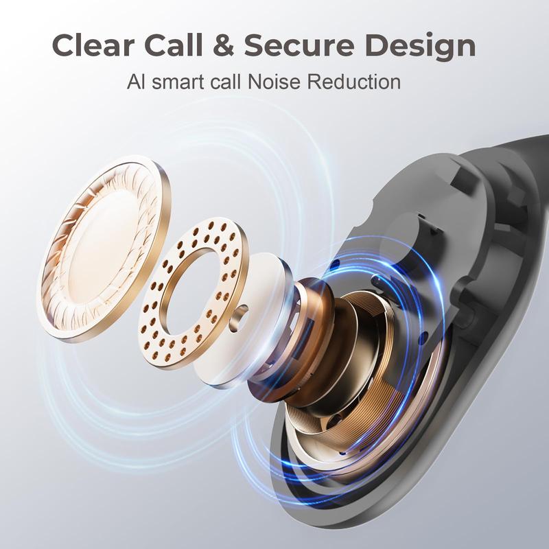 MINISO MS162 Wireless Bluetooth 5.4 HIFI Sound Quality Bluetooth Headphones Sports Gaming with Low Latency Earbuds Touch Control IPX5 Waterproof With microphone Earphones Headsets