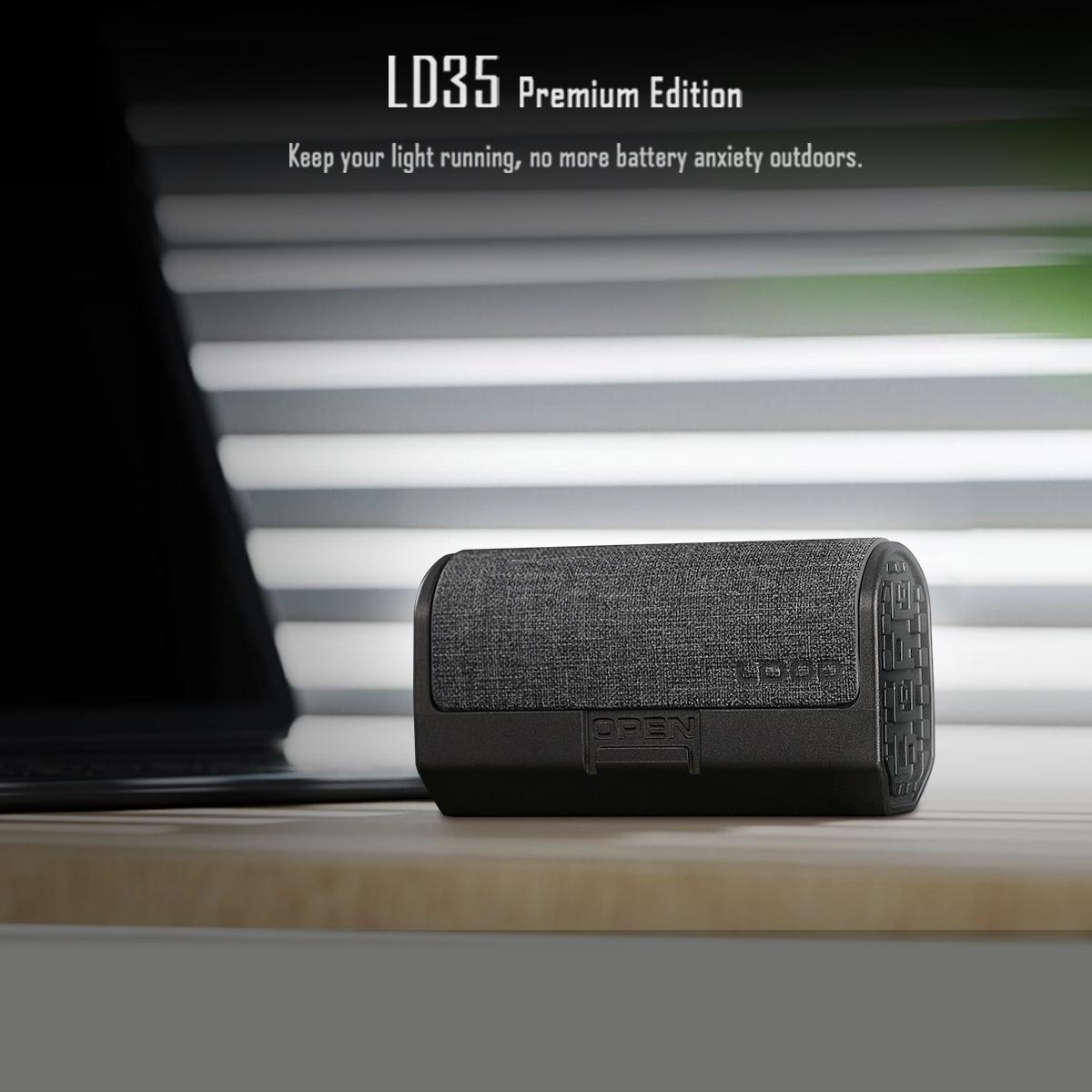 IMALENT LD35 EDC Flashlight 1200 Lumens with Type-C Charging Box, Powered by Rechargeable Battery, Waterproof for Camping, Emergencies, and Outdoors survival supplies