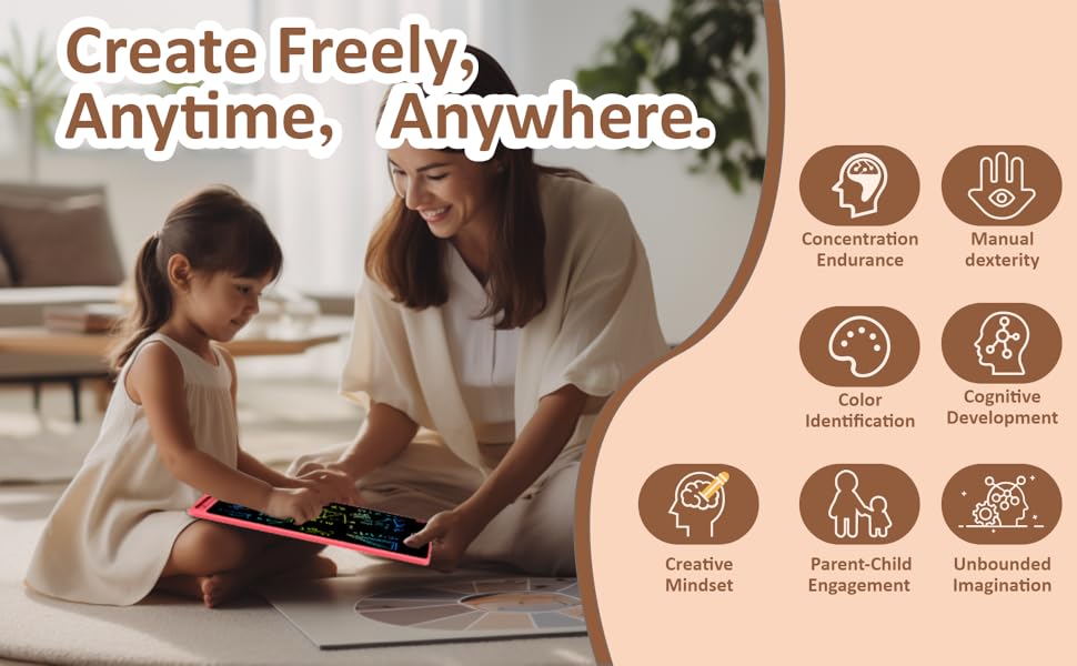 【Mother's Day Gift】Children's LCD writing board, 8.5-inch, 10 inch children's graffiti toys, color drawing boards that can be painted and wiped as needed, educational and learning toys for birthday gifts for boys and girls aged 3-8