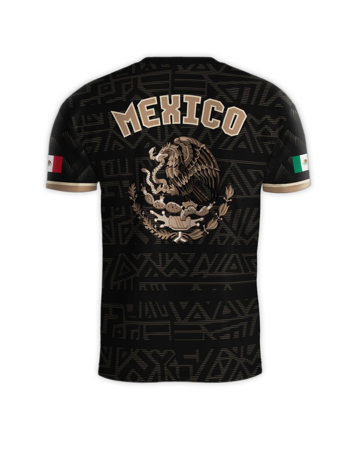 Mexico World Cup Short Sleeve T-Shirt, Breathable Quick-Dry Sports Fabric, Casual Fitted Ombre Design, Unisex Long Tee for All Seasons, Athletic Sports Clothing