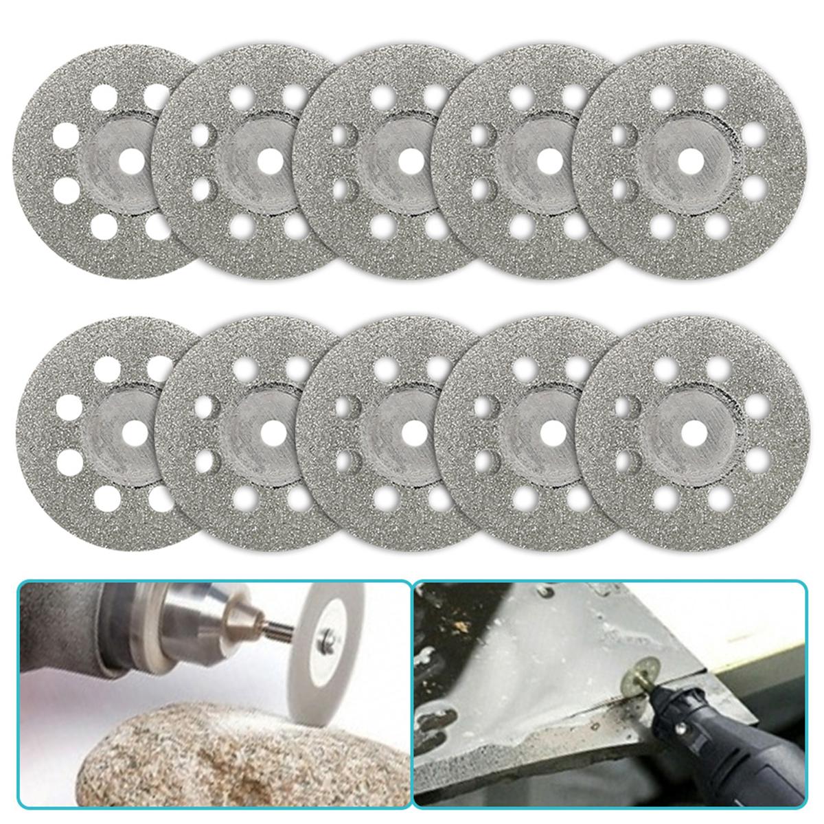 31Counts Mini Diamond Cutting Wheels Set HSS Circular Saw Blade Rotary Woodworking Tools for Drill Rotary Tool Accessories