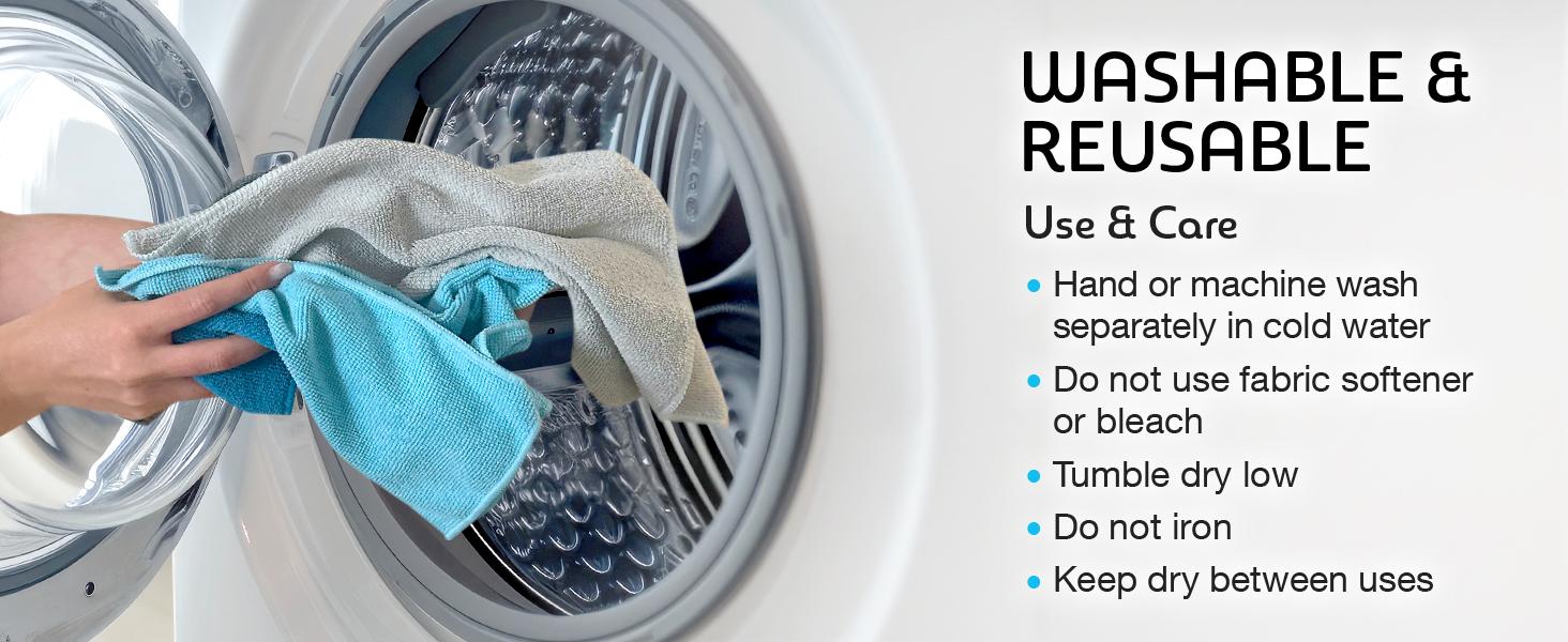 Microfiber Cleaning Cloth - Higher Quality, Larger Size - Micro Fiber Cloth for Cleaning Rags, Dust Cloths, Kitchen Dish Towels (12 Pack, 13"x11")