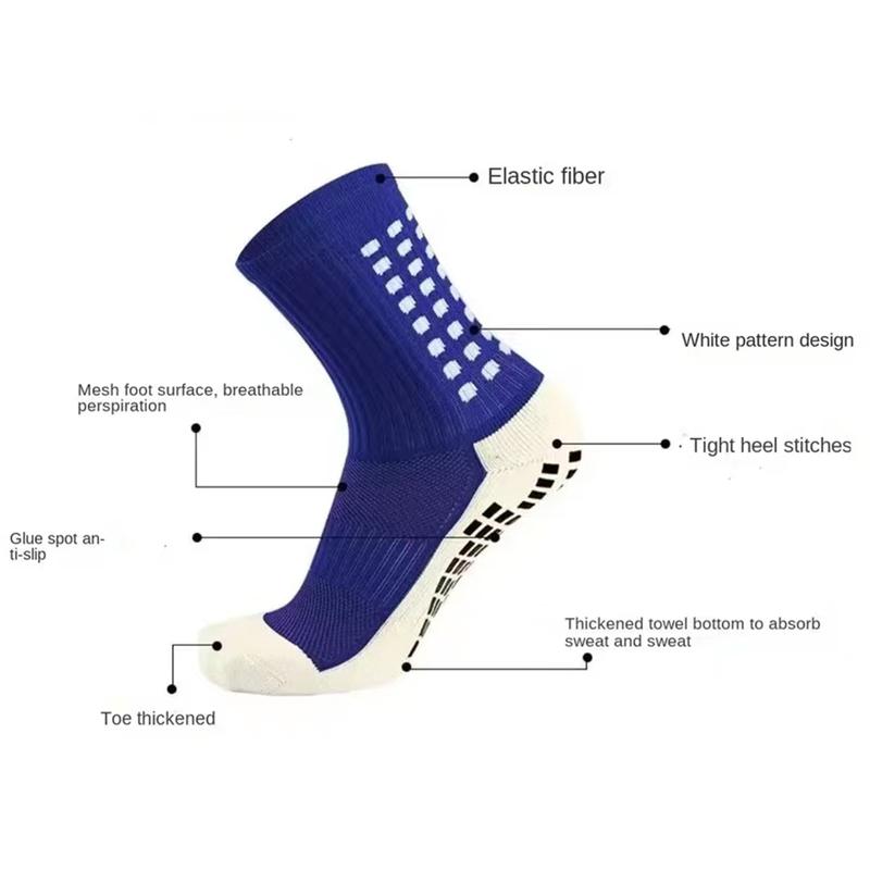 Teenager Professional training and competition football socks glue dot non-slip thickened yoga socks basketball socks sports socks for men and women Slouchsocks