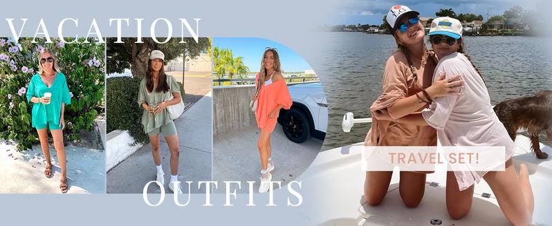 Tanming Women's Oversized 2 Piece Workout Hot Shot Set - Reversible V Neck Tee & Biker Shorts - Casual Streetwear for Yoga & Lounging - Flowy & Comfortable