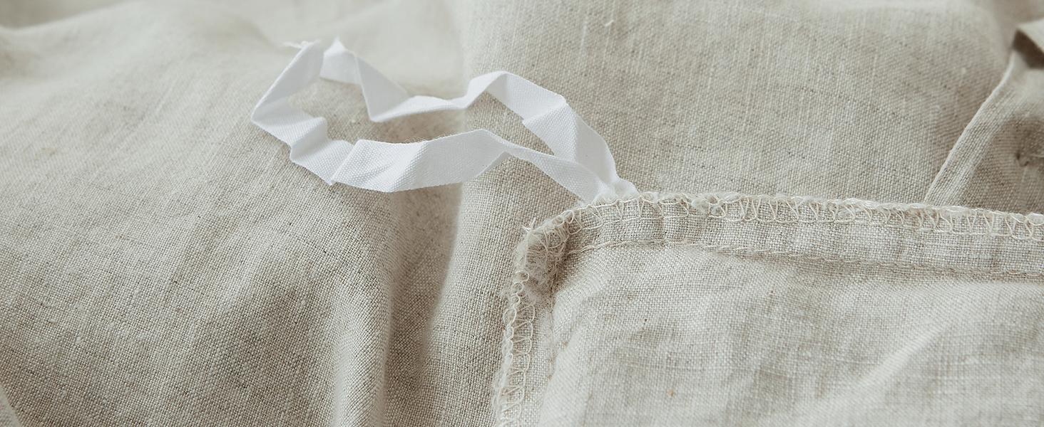 Simple&Opulence 100% Linen Duvet Cover Set, Pure Natural French Flax Purple Duvet Cover, Breathable Soft Comfy Linen Bedding Comforter Cover with Pillowcase