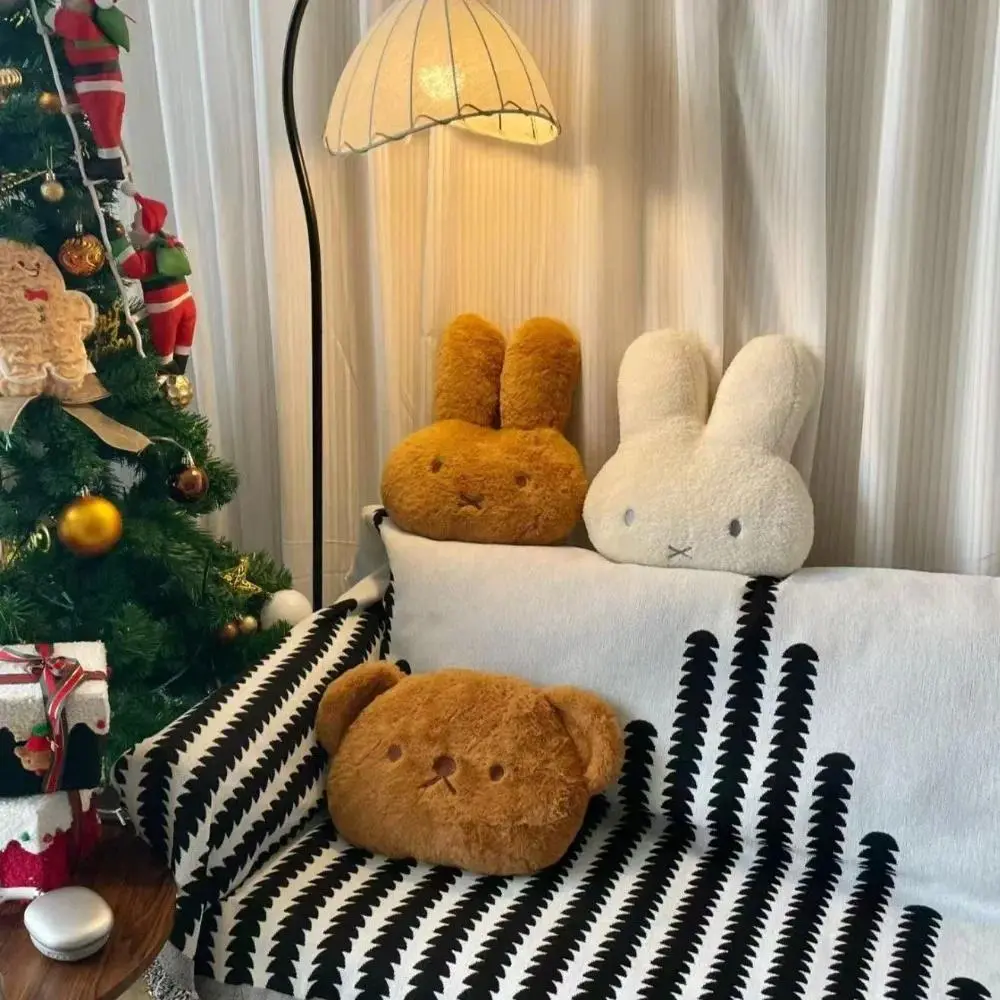 Kawaii Miffy Cute Room Decoration Doll Ornaments Pillows Comfortable Soft Sleeping on The Bed Sofa Cushions Gift Toy for Girl